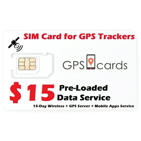 Gps Tracker Sim For Limitless Connection & Nationwide 4g Lte Easy Setup