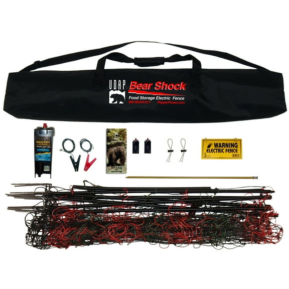 UDAP Bear Shock Food Storage Electric Fence Kit for Camping, BFF
