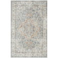 thumbnail image 3 of Nourison Astra Machine Washable Persian Denim Multi 4' x 6' Area Rug (4x6), 3 of 8