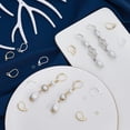 thumbnail image 4 of 40pcs/Box 24K Gold Plated Brass Leverback Earring Hooks French Earrings Clasp Dangle Ear Wire with Open Jump Rings 925 Sterling Silver Plated for DIY Jewelry Making Findings DIY Craft Supplies, 4 of 5