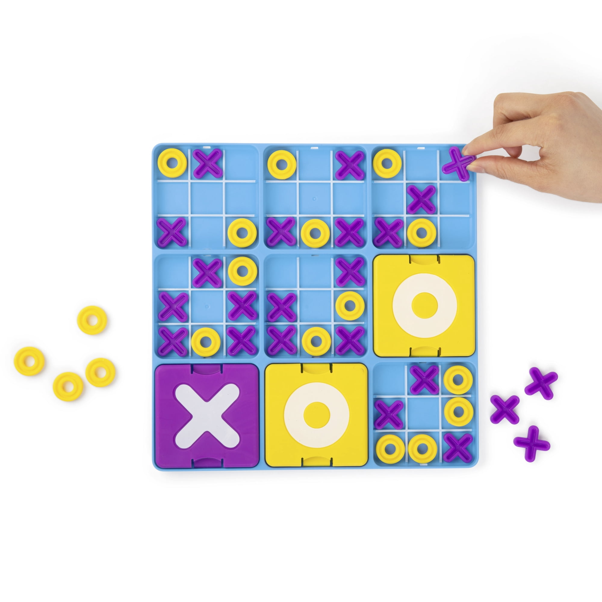 Ultimate TicTacToe Game - Strategic Board Game For Kids & Adults, Fun Family Challenge