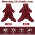 thumbnail image 5 of UOSIA Dog Winter Coat Soft Pullover Pajamas, Warm Dog Cold Weather Coats Fleece Coat, 5 of 7
