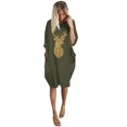 thumbnail image 2 of Wangmeiwg Christmas Dresses for Women Elegant Flowy Holiday Party Dress with Pockets and V-Neck for Everyday Comfortable S Green, 2 of 2