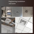 thumbnail image 4 of Abs Square Diffuser for Air Conditioner Snap-In Spring Panel Ventilation Hood, 4 of 8
