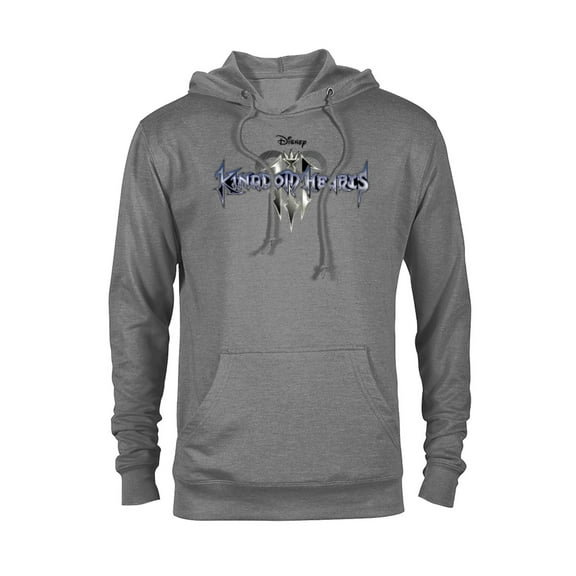 Disney Kingdom Hearts III Logo - Pullover Hoodie for Adults -Customized-Graphite Heather