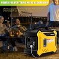 thumbnail image 4 of Super Quiet 2000W Portable Inverter Generator 79.7cc Ultra Lightweight EPA III Compliant Pure Sine Wave Power for Camping & Electronics, 4 of 19