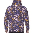 thumbnail image 5 of Hoodies for Men - Exotic Cute Snake Plant Purple Long Sleeve Comfrt Men'S Fashion Hoodies & Sweatshirts, Sweatshirts for Men Hoodies Pullover Clothing Clothes with Pouch, 5 of 7