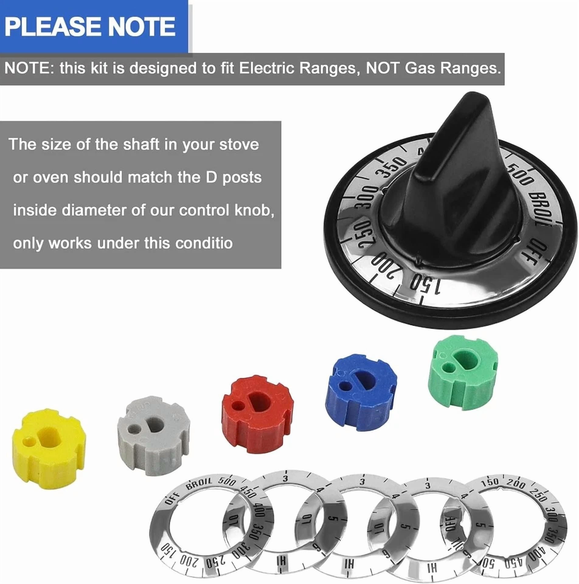 KLYNE - Universal Stove Knob Compatible With Electric Gas Stove Replacement Range Kit...
