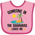 thumbnail image 3 of Inktastic Bahamas Vacation Souvenir Boys or Girls Baby Bib, 3 of 4