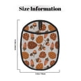 thumbnail image 3 of Sikiie Pinecone Autumn Pattern Silicone Pot Holders, Oven Mitts Heat Resistant Hot Pads, Non Slip Pot Holder for Kitchen Baking and Cooking 9.4 x 7.5 Inches, 3 of 7