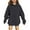 Dark Gray, variant on MLQIDK Hoodie for Girls Long Sleeve Solid Color Cute Plain Hoodie Basic Hoodie Preppy Pullover Kids Clothes Size 10-12 Years 110(3-4 Years)