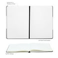 thumbnail image 4 of PAPERAGE Lined Journal Notebook, Hard Cover, Medium 5.7 x 8 Inches, 100 GSM Thick Paper (Black, Ruled), 4 of 6