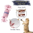 thumbnail image 3 of 8 Uds. De juguete para mascotas de caramelo, tela creativa con forma de caramelo, juguete interactivo para masticar gatos, hierba gatera MFZFUKR BST3000605-3, 3 of 6