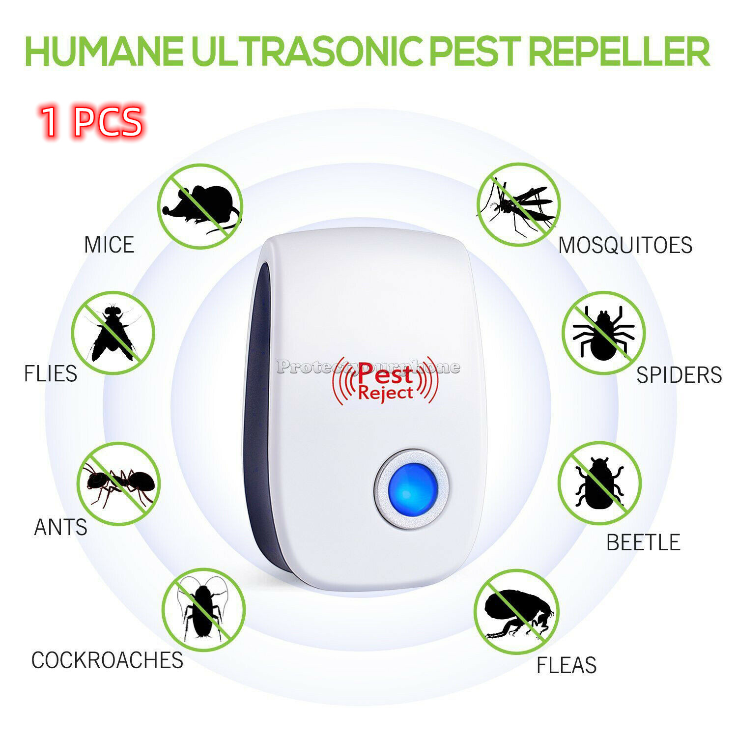 Ultrasonic Pest Repeller Home Kit, Ultrasonic Pest Repeller, Pest