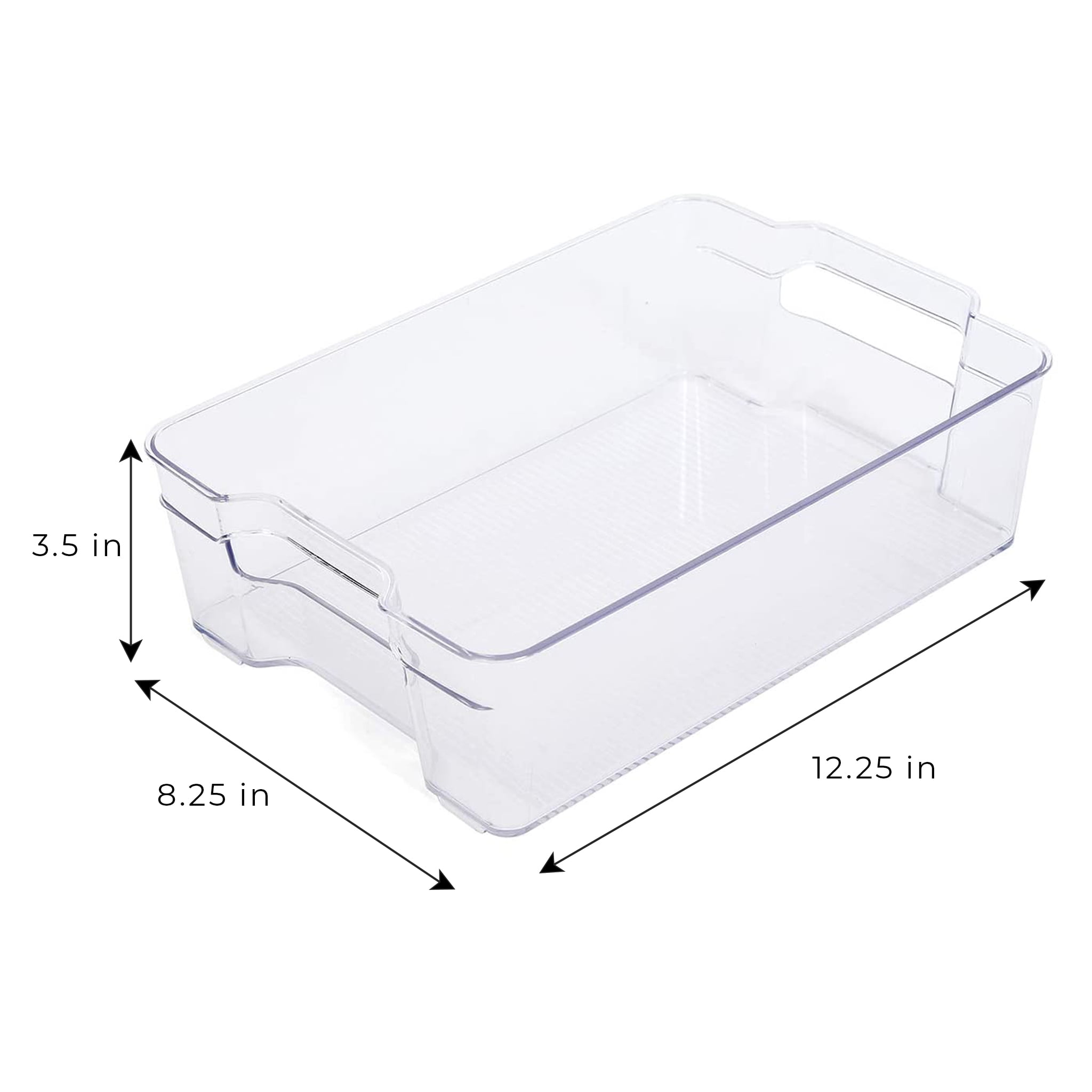  RSSF DESIGN 8 Pack Clear Stackable Storage Bins with  Lids,Large Plastic Containers with Handle,Organization and Storage  Bin,Perfect for Kitchen,Fridge,Cabinet,Freezer,Bathroom Skincare Organizer  Bins