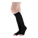 thumbnail image 1 of Calcetines de compresión unisex sin dedos, hasta la rodilla, transpirables, elásticos Negro Fit Ankle circum 8"-10",Calf circum 15"-17", 1 of 5