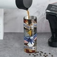 thumbnail image 3 of American Eagle Guardian Of Freedom 20oz Coffee Mug Cup,Stainless Steel Thermos Water Bottle Car Cup Portable Travel, 3 of 6