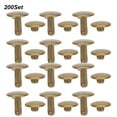 thumbnail image 3 of Dioche Remplacement Rivet Usé Rivet, Rivet à Capuchon Rond, Sacs d'Artisanat en Cuir pour la Maison Colliers pour Animaux Décoration Ceintures, 3 of 8