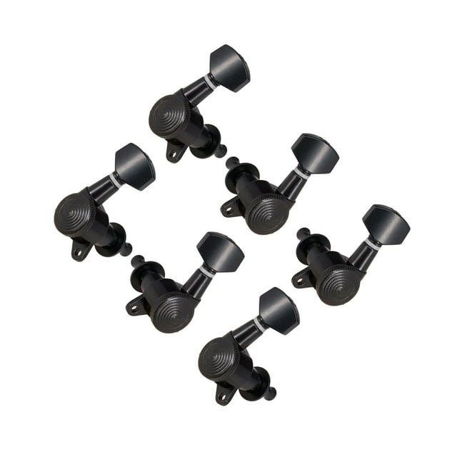 Maytalsory 6 Pcs Piquets de Réglage de Cordes de Guitare, Têtes de Machine à Accorder Boutons de 6 Pcs 6R lver