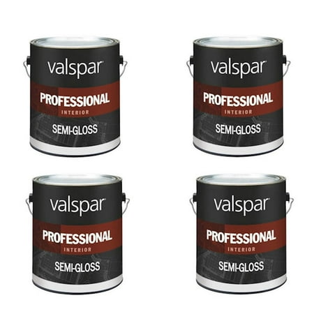 Valspar Semi Gloss Light Base Interior Latex Paint in White (1GAL/4 (Best Deals On Masonry Paint)