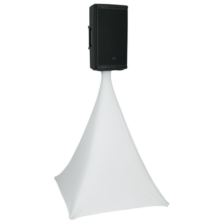 UPC: 0716408548401 | Gator Frameworks GFW-QUADSCRIMW Quad 360 Stand Cover Scrim in White
