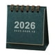 thumbnail image 2 of 2026 Small Desk Calendar Vintage Mini Small Calendar Desktop Ornament Student Portable Coil Calendar Planner, 2 of 5