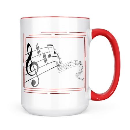 

Neonblond Music notes Mug gift for Coffee Tea lovers
