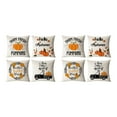 thumbnail image 4 of kurtrusly 4pack/lot Holiday Home With Easy-care Pillowcase Soft Cushion Cover Halloween-7 2Set, 4 of 6
