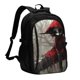 thumbnail image 1 of Balery Dark Red Hooded Girl Mochila con carga USB para hombre y mujer - Mochila impermeable y antirrobo para laptop con puerto USB para viajes, trabajo, 1 of 7