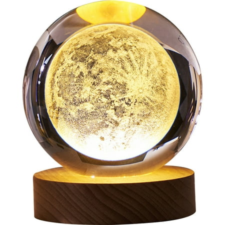 

HOMEMAXS Starry Crystal Ball Projector Atmosphere Light Decorative Lamp Game Room Night Light