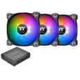 thumbnail image 1 of Ventilador de Caja Thermaltake 120 mm RGB PWM – Pack de 3, 1 of 8