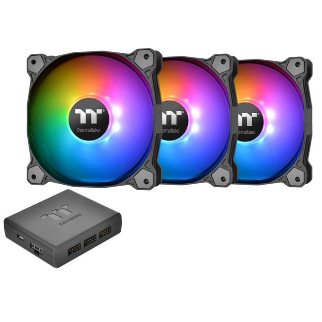 Ventilador de Caja Thermaltake 120 mm RGB PWM – Pack de 3