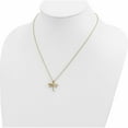 thumbnail image 5 of 10K Yellow Gold Tri-Color Black Hills Dragonfly Necklace (18 X 18.39) Made In United States 10bh713-18, 5 of 6