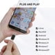 thumbnail image 5 of Tarjeta de sonido USB USB y USB C a adaptador de audio de 3,5 mm Adaptador de auriculares estéreo y micrófono Compatible con 6 efectos de sonido Ormromra HMKY431, 5 of 9
