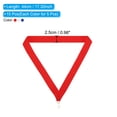 thumbnail image 2 of Uxcell 15 Pcs Polyester Striped Award Neck Ribbons with Snap Clips, Red, Blue, White, 2 of 7