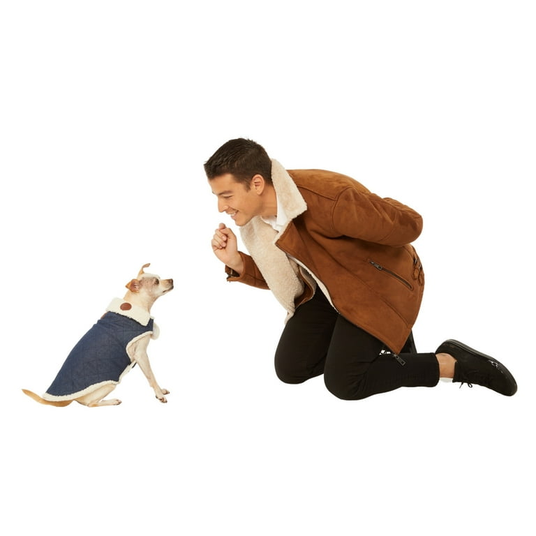CANINI by Baguette Aviator Jacket Denim Small Walmart