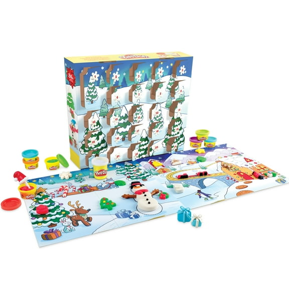 Play-Doh Kids Advent Calendar Playset, Advent Calendars for Kids, Ages 3 and up