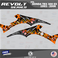 thumbnail image 3 of Kalair GFX Graphics Kit for Honda ATV TRX 300EX (1993-2006) Revolt Series, 3 of 5