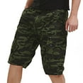 thumbnail image 5 of IROINNID Savings Cargo Shorts for Men Summer Outdoors Multi-pocket Camouflage Sport Shorts Pants,Olive Green, 5 of 6