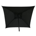 thumbnail image 6 of Mainstays 5' Square Black Patio Umbrella, Push-Up Function, 6 of 6