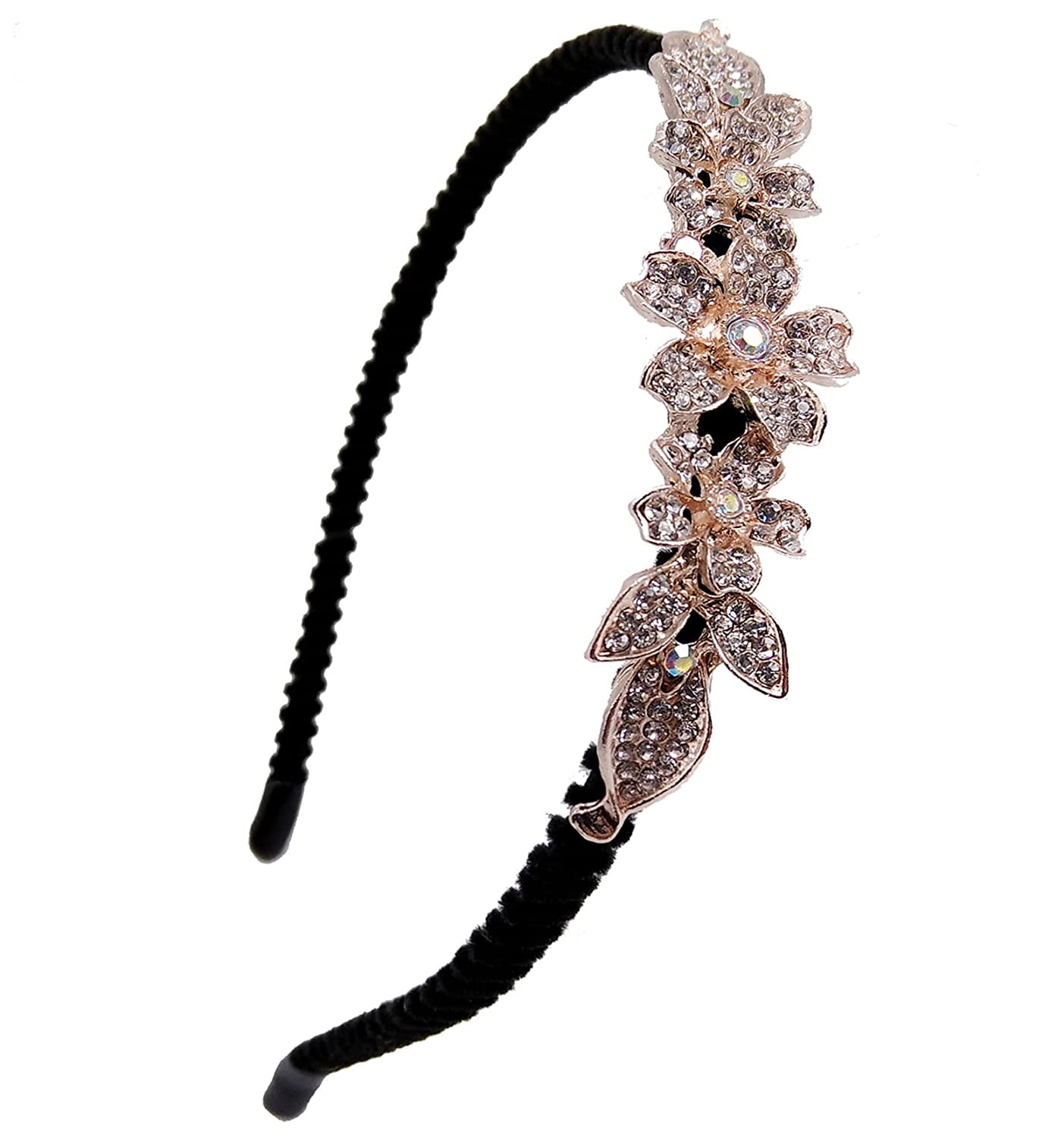 Fashion Wedding Birthday Crystal Pearl S Headband Hair Accessories Head Wear Hoop For Women,G