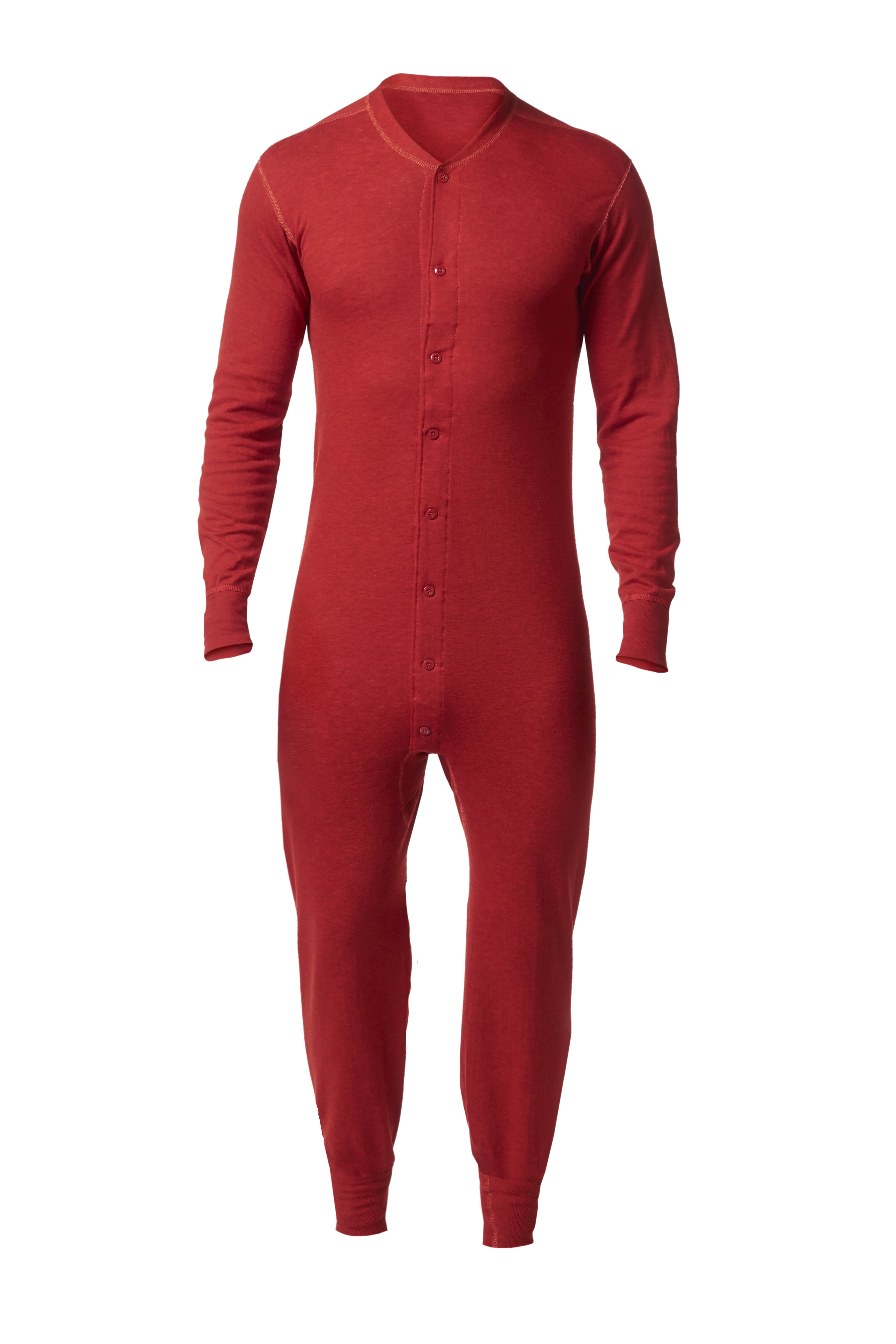 Mens long shop johns onesie