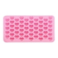 thumbnail image 4 of Molde de silicona en forma de corazón Moyic 2piezas Rosa 55 agujeros pastel Pan caramelo gelatina decoración cocina, 4 of 6