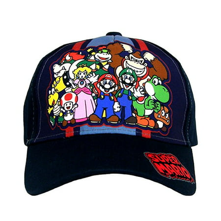 Baseball Cap - Nintendo - Super Mario Group Team Kids/Boys Youth Size NTF79013ST