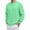 Green, variant on Rvasteizo Mens Versatile Pullover Fall Winter Solid Casual Long Sleeve Crew Neck XXXL