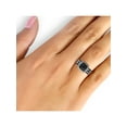 thumbnail image 2 of JewelersClub Sterling Silver 1 Carat Black & White Diamond Ring for Women, 2 of 3