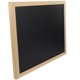 thumbnail image 3 of 1 juego de pizarra para mensajes con número de mesa, tablero de anuncios de madera, pizarra rústica (producto no magnético), 3 of 7