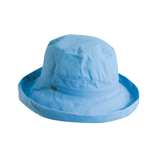 scala women's medium brim cotton hat