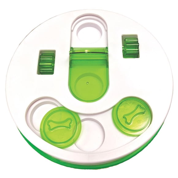 SPOT Ethical Pet Seek-A-Treat Shuffle Flip 'N Flap Interactive Dog Toy Puzzle