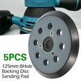 thumbnail image 2 of ODOMY Backing pad for Makita Random Orbit Sander 5-inch Dia 8 Hole Round Backing Pad Hook, 2 of 15